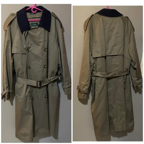 Ralph Lauren Other - Lauren Ralph Lauren Trench Coat Size 48R Removeable Collar Belted